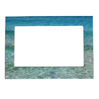 Beautiful Calm Caribbean Sea  Magnetic Frame