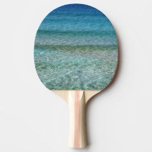Beautiful Calm Caribbean Sea Ping Pong Paddle