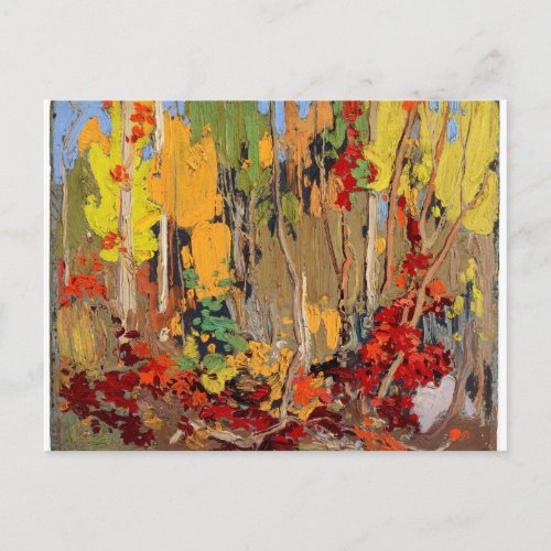 Beautiful Canadian Autumn Landscape by Tom Thomson Postcard