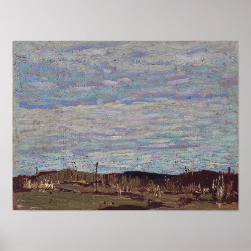 Beautiful Canadian Tom Thomson Landscape Painting Poster