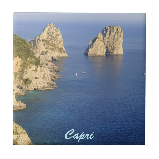Beautiful Capri island Tile (Front)