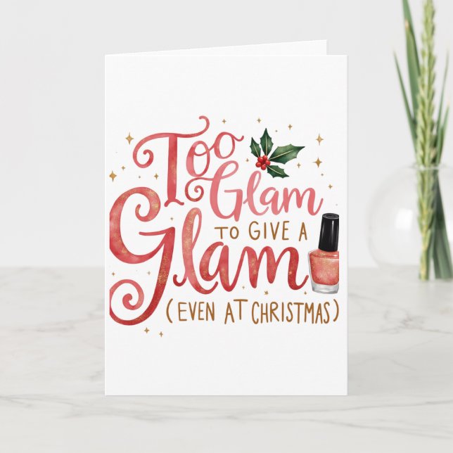 Beautiful Card for those glam relatives (Front)