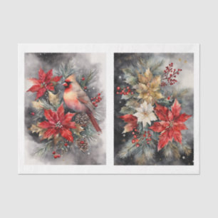 Beautiful Cardinal 1 Decoupage Tissue Paper