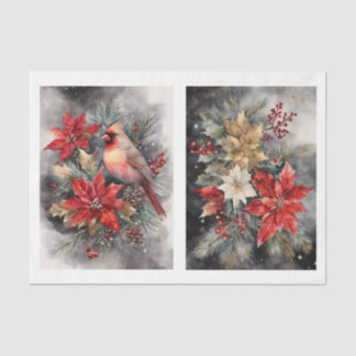   Beautiful Cardinal 1 Decoupage Tissue Paper