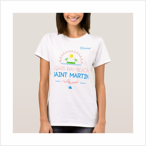 Beautiful Caribbean islands and beaches t-shirts