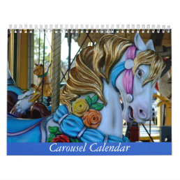 Beautiful Carousel Animal Photos Calendar