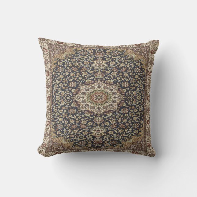 Beautiful Carpet Design Throw Pillow (Front)