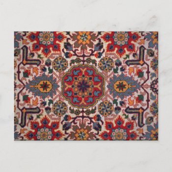 Beautiful Carpet  Turkey Postcard by inspirelove at Zazzle