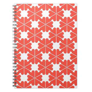 Beautiful cartoon greeting card with colorful flow notebook