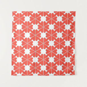 Beautiful cartoon greeting card with colorful flow tapestry