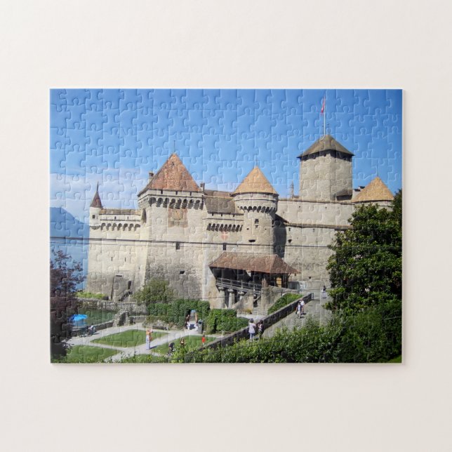 Beautiful Castle Chillon Jigsaw Puzzle (Horizontal)