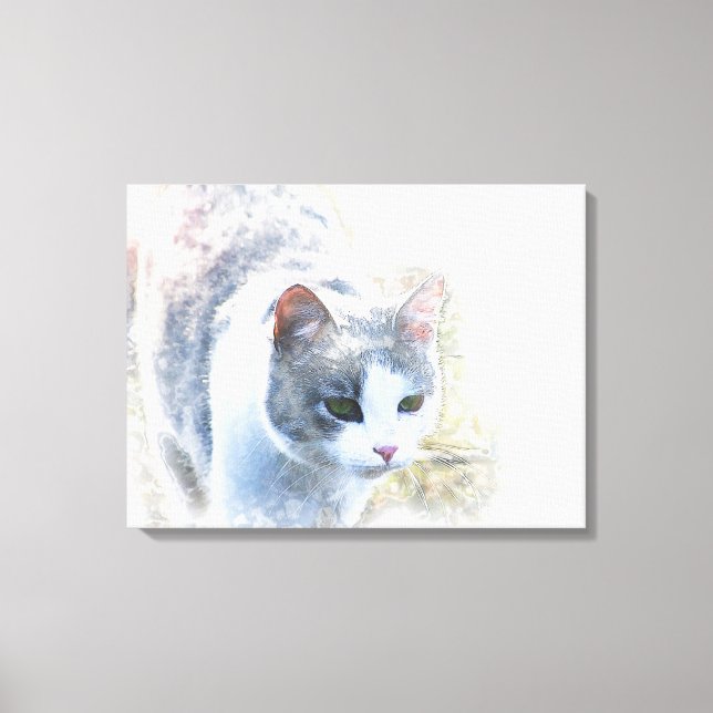 Beautiful Cat Canvas Art (Front)