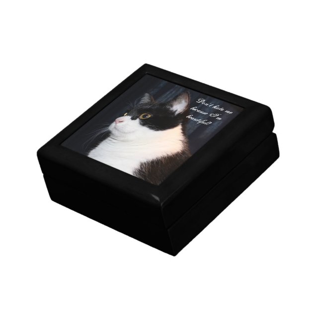 Beautiful Cat Giftbox Keepsake Box (Side)