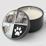 Beautiful Cat Memorial Custom Pet Photo Keepsake Mini Candle Favors