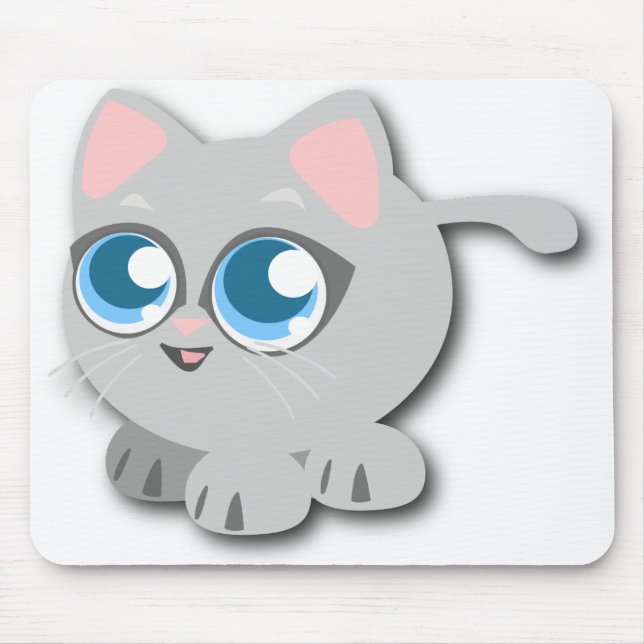 Beautiful Cat Mouse Pad (Front)