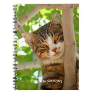 Beautiful Cat Personalized Notebook