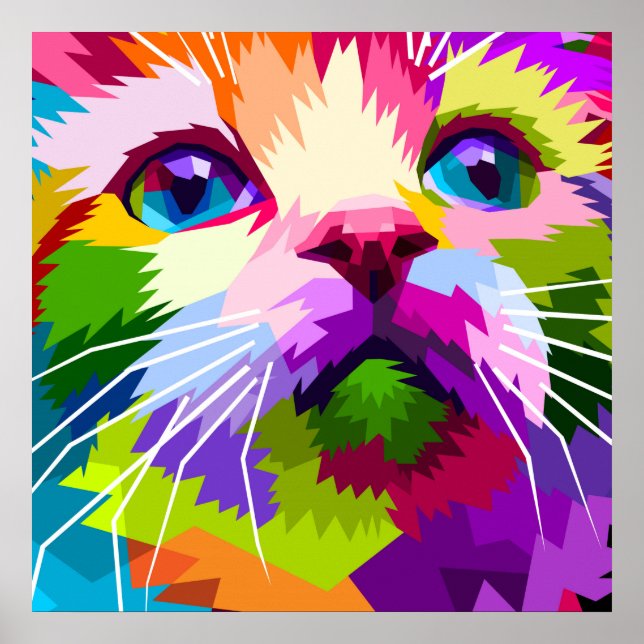 Beautiful Cat Poster (Front)