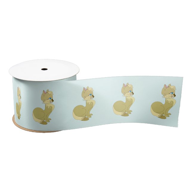 Beautiful Cat Ribbon - Customizable (Spool)