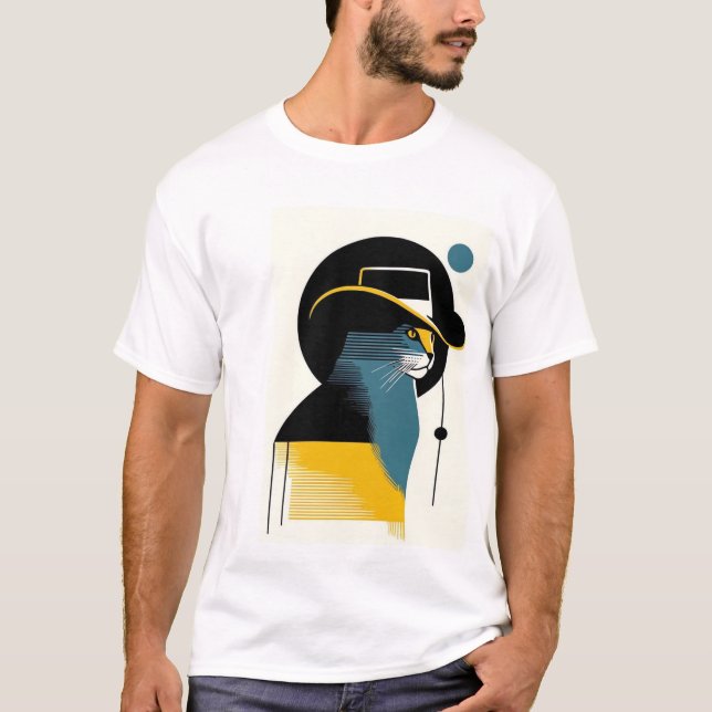 Beautiful Cat T- shirt  (Front)