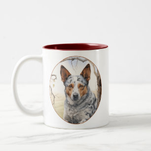 Beautiful Cattle Dog – Smart & Loyal Two-Tone Coffee Mug