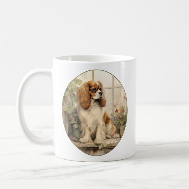 Beautiful Cavalier – Gentle & Devoted Coffee Mug (Left)