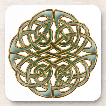 Beautiful Celtic Knot Coaster by YANKAdesigns at Zazzle