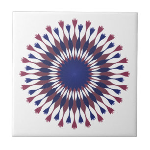 Beautiful Ceramic Lotus Flower Tile