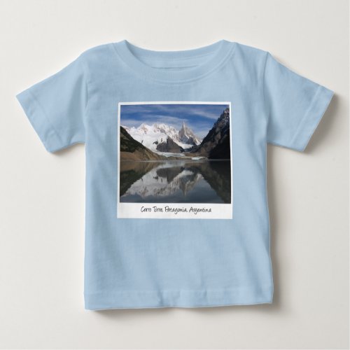 Beautiful Cerro Torre  Patagonia Mountain View Baby T_Shirt