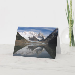 Beautiful Cerro Torre, Patagonia, Mountain View Card