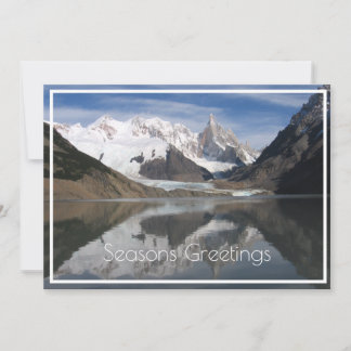 Beautiful Cerro Torre, Patagonia, Mountain View Holiday Card