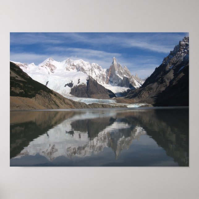 Beautiful Cerro Torre , Patagonia, Mountain View Poster (Front)