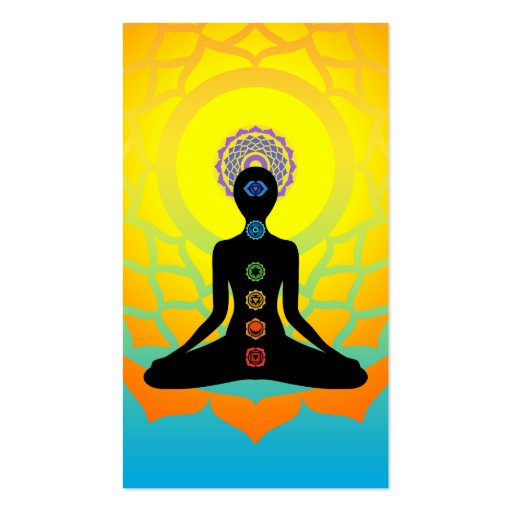 beautiful chakras business card | Zazzle