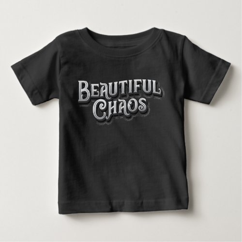 Beautiful Chaos Baby Top T_shirt  Black