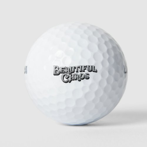 Beautiful Chaos Golf Balls