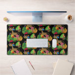 Beautiful, Cheetah and Tropical Jungle  Desk Mat