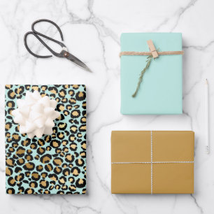 Beautiful Cheetah Exotic Wrapping Paper Sheets