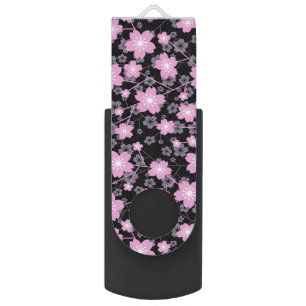 Beautiful Cherry Blossom design Flash Drive