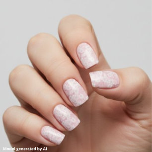 Beautiful Cherry Blossom Floral - Pink Floral Minx Nail Art