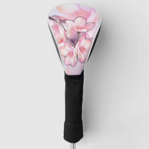 Beautiful Cherry Blossom Golf Head Driver Cover