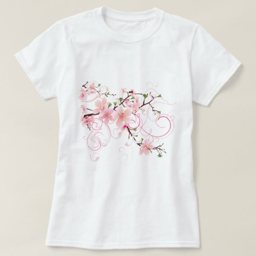 Beautiful Cherry Blossoms T_Shirt