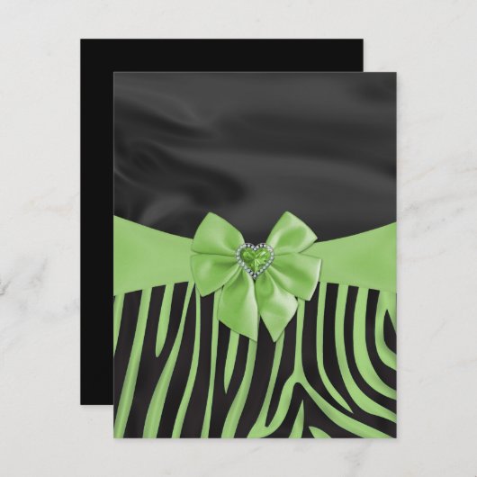 Beautiful chic elegant silk fabric effects zebra (Front/Back)