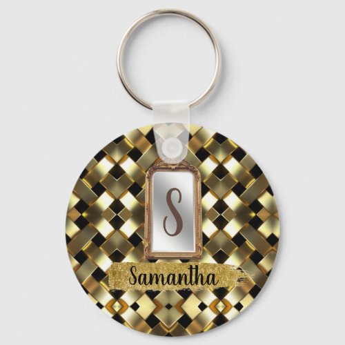 Beautiful Chic Girly Mirror Elegant Bday Gift Keychain