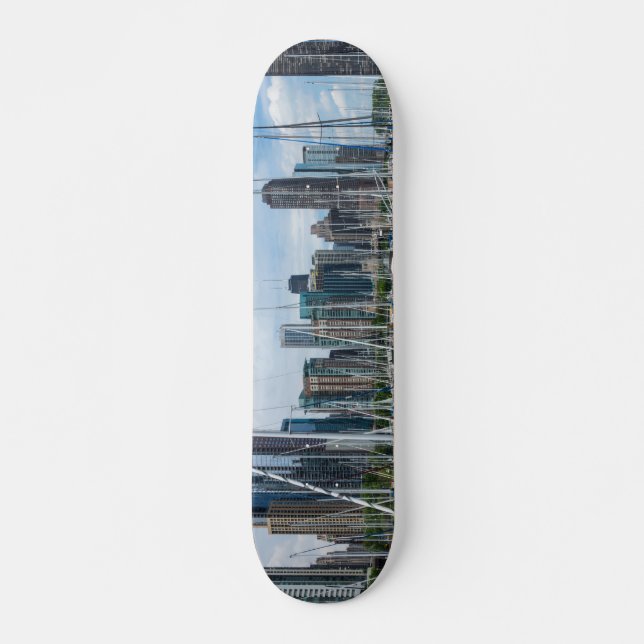 Beautiful Chicago Harbor Skateboard (Front)