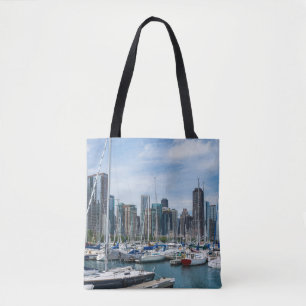 Beautiful Chicago Harbor Tote Bag