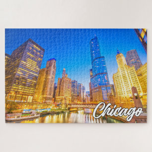 Beautiful Chicago, Illinois, United States Jigsaw Puzzle