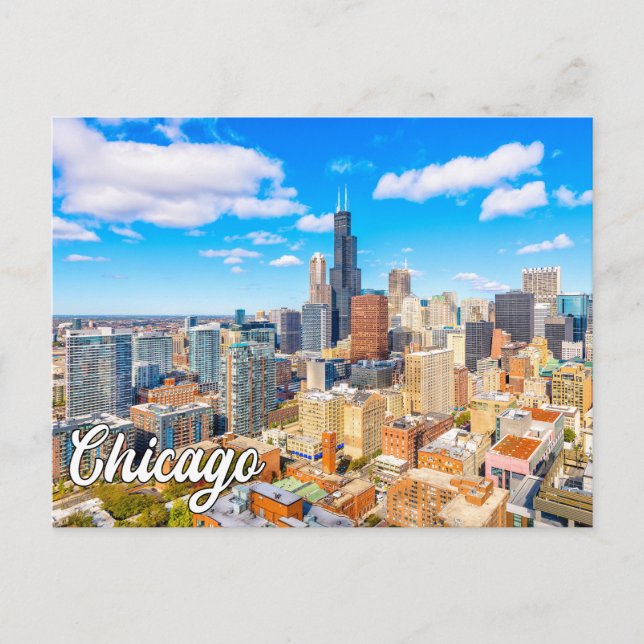 Beautiful Chicago, Illinois, United States Postcard (Front)