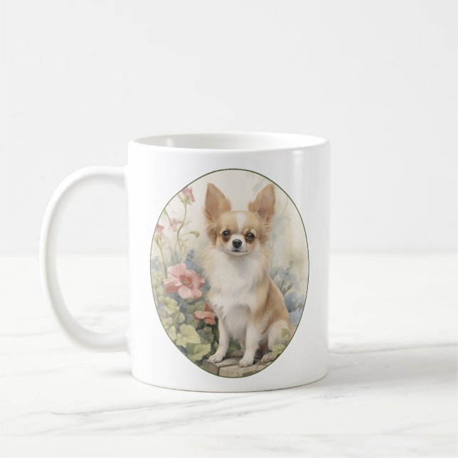 Beautiful Chihuahua – Bold & Devoted Coffee Mug (Left)