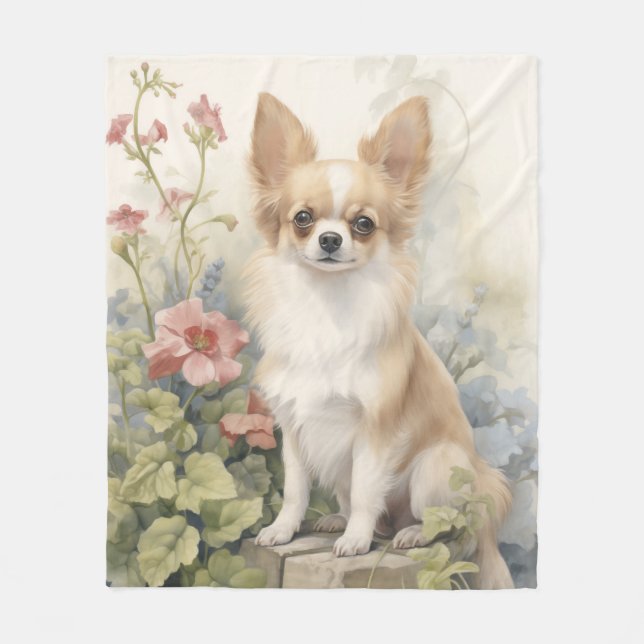 Beautiful Chihuahua – Bold & Loving Fleece Blanket (Front)