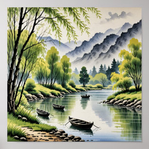 Beautiful Chinese Landscape Poster