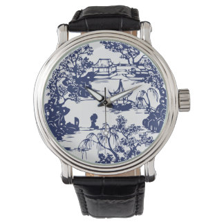 Beautiful Chinese Pagoda Landscape Watch